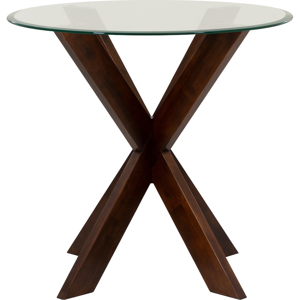 whitaker dark brown counter height dining table   