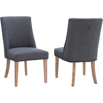 whitaker gray dining chair   