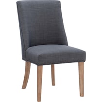whitaker gray dining chair   