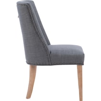 whitaker gray dining chair   