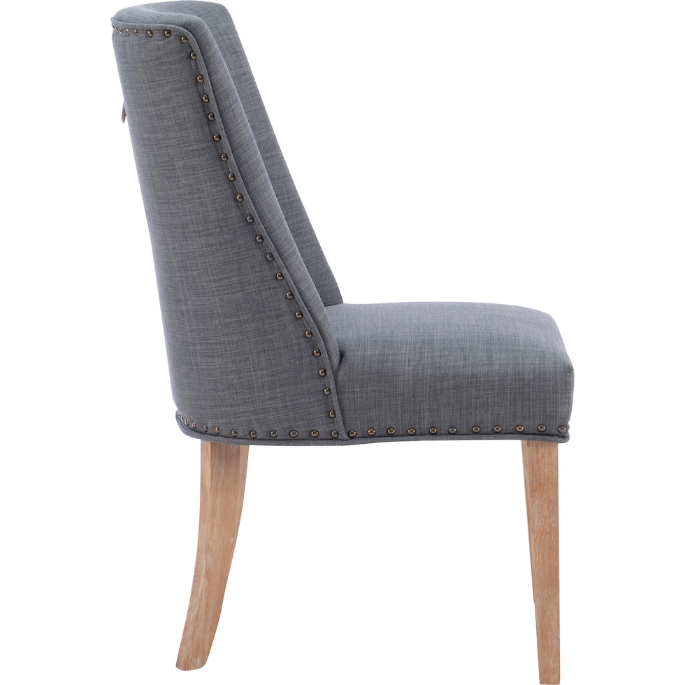 whitaker gray dining chair   