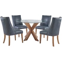 whitaker navy natural  pc dining room   