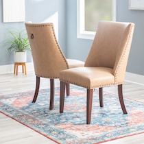 whitaker tan espresso  pc dining room   