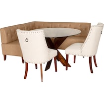 whitaker tan natural  pc dining room   