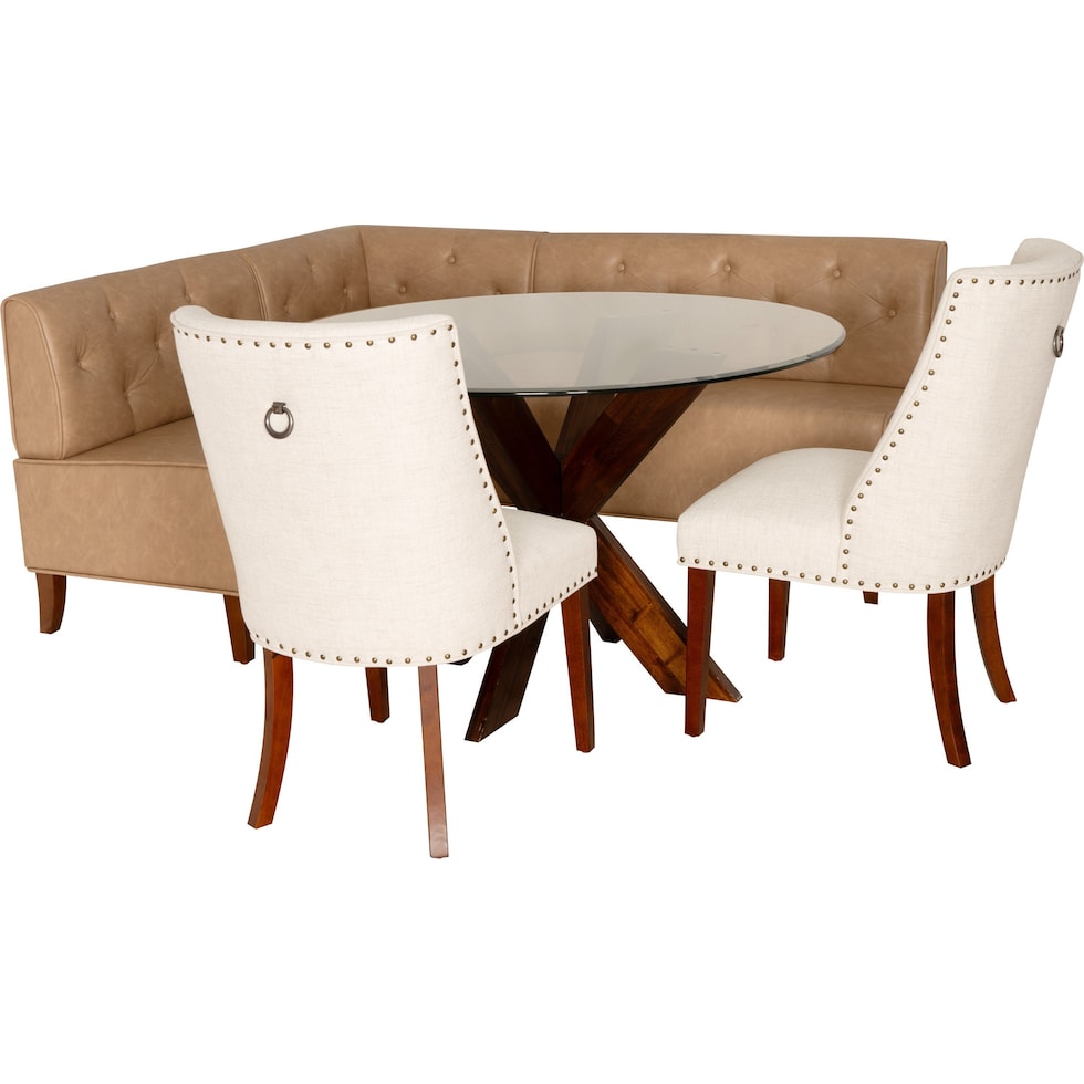 whitaker tan natural  pc dining room   