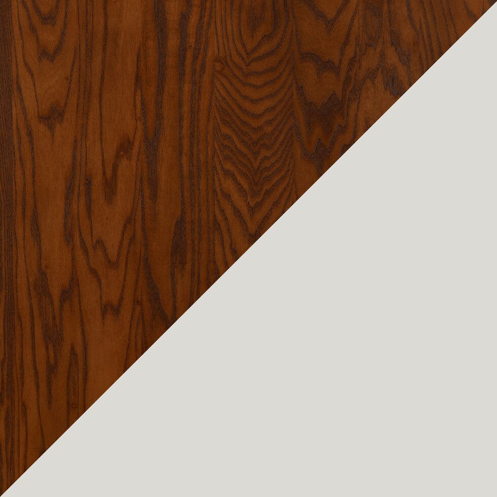 white and brown swatch  