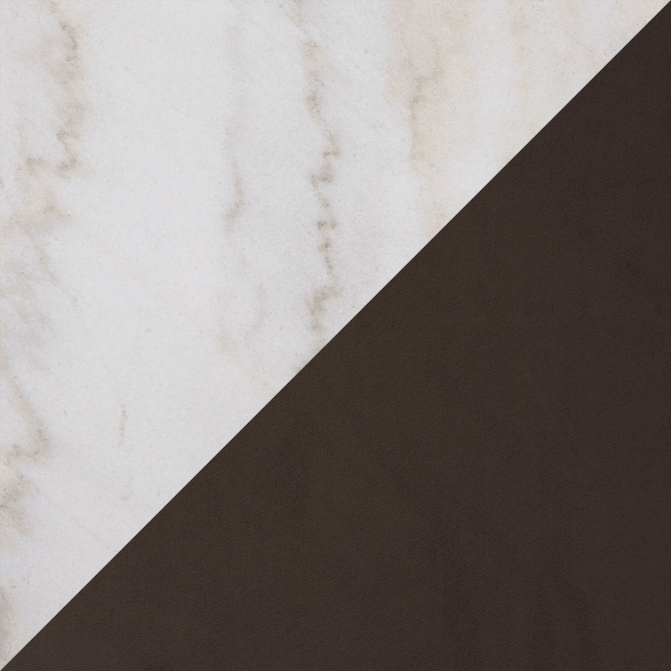 white marble brown natural legs swatch  