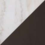 white marble brown natural legs swatch  