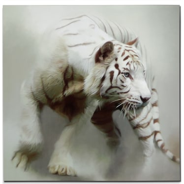 White Tiger 48'' x 48'' Wall Art