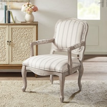 white accent chair   