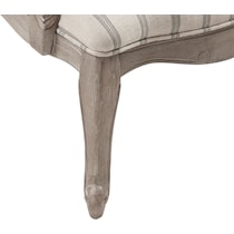 white accent chair   