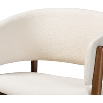 white accent chair   