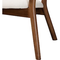 white accent chair   