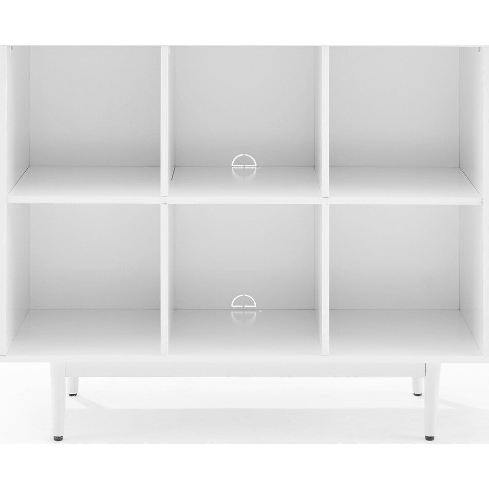 white bookcase   