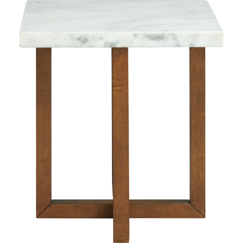 white end table   