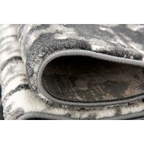 white gray area rug  x    