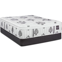 white king mattress split low profile foundation set   
