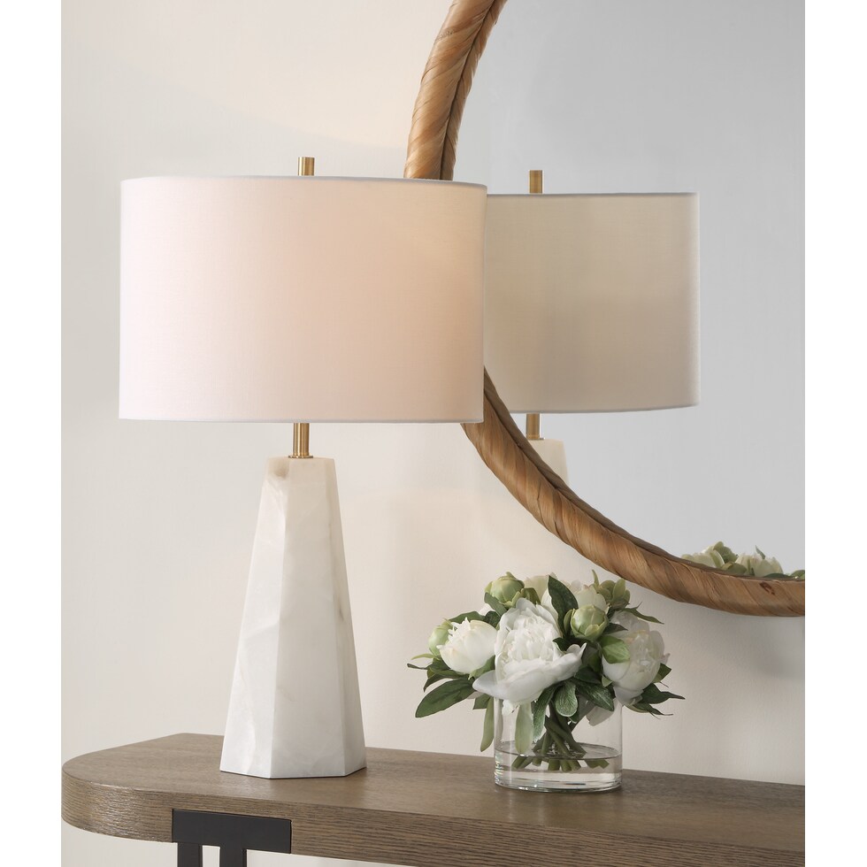 white lamp   