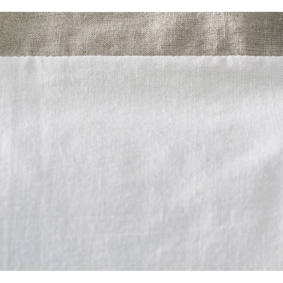 white natural king bedding set   