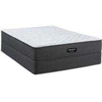 white queen mattress low profile foundation set   