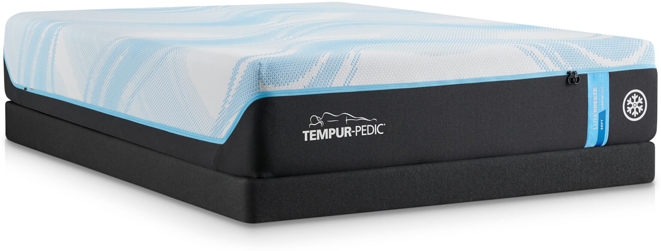 TempurPedic® TEMPURLuxeBreeze® 2.0 Firm Queen Mattress and Split Low