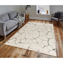 white silver area rug  x    