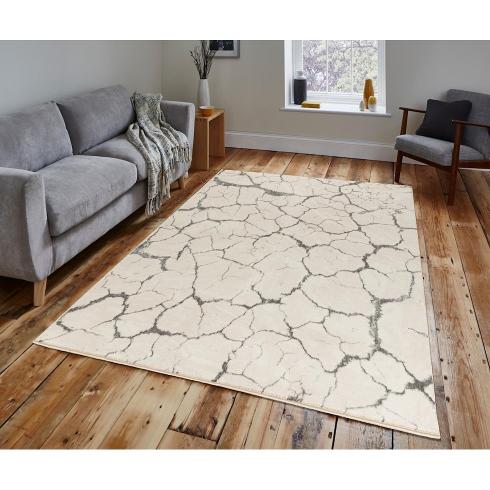 white silver area rug  x    