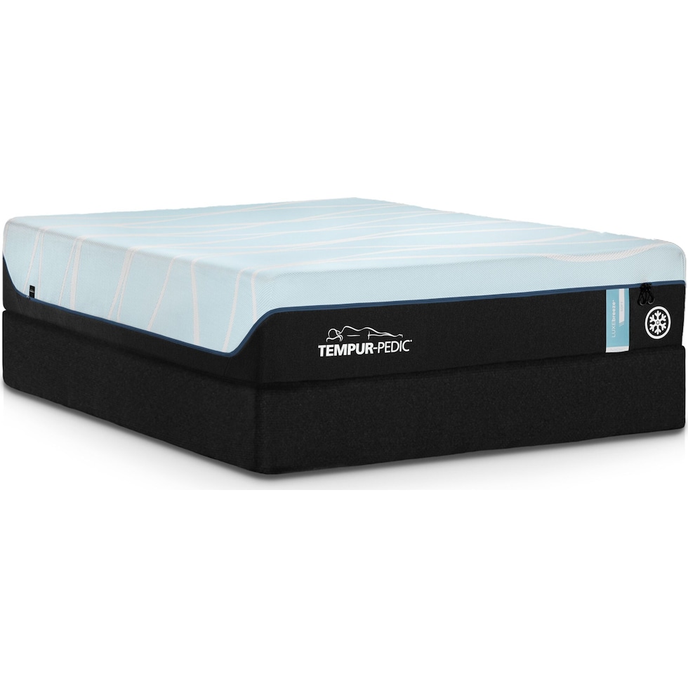 white split california king mattress foundation set   