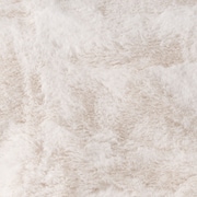 59" x 79" Luxe Faux Throw - Big Bear White