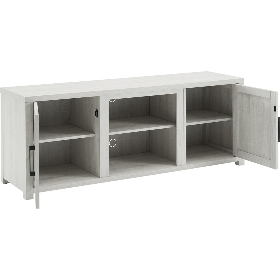 white tv stand   