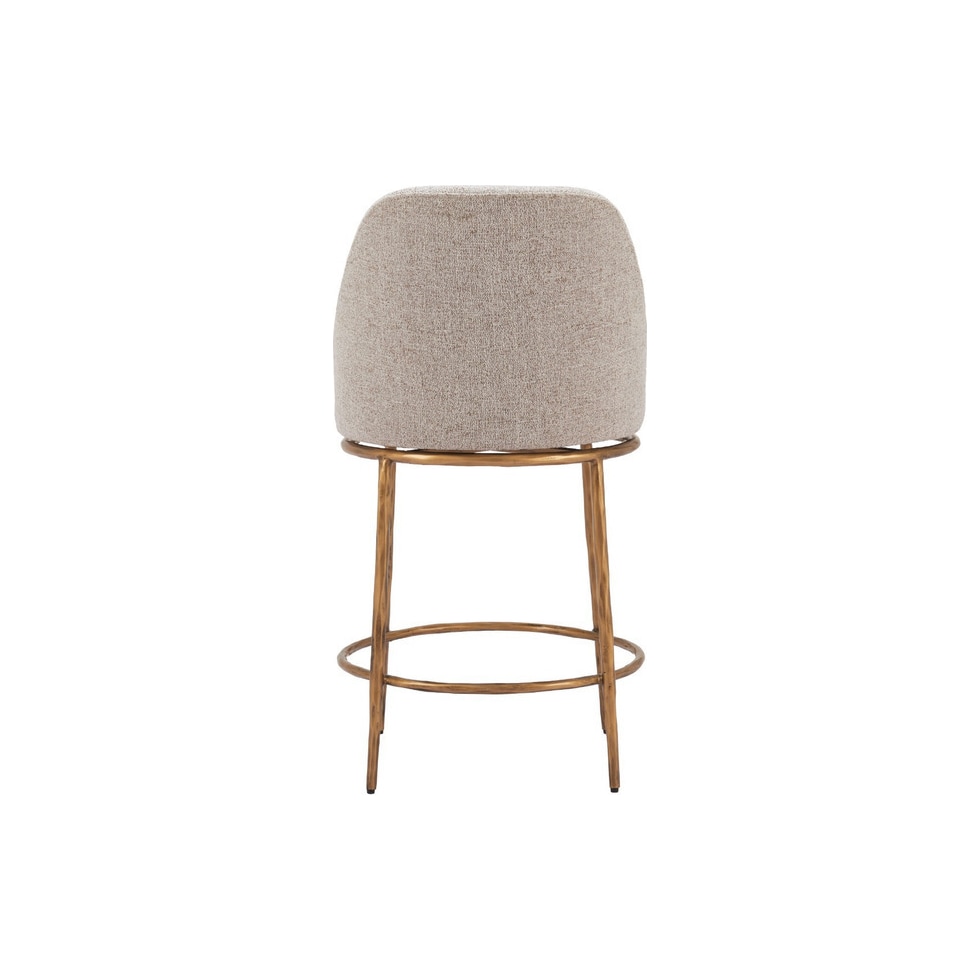 whitehaven neutral counter height stool   