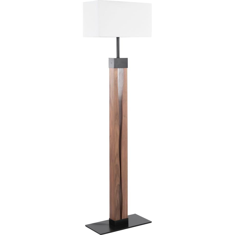 whithaven black white floor lamp   