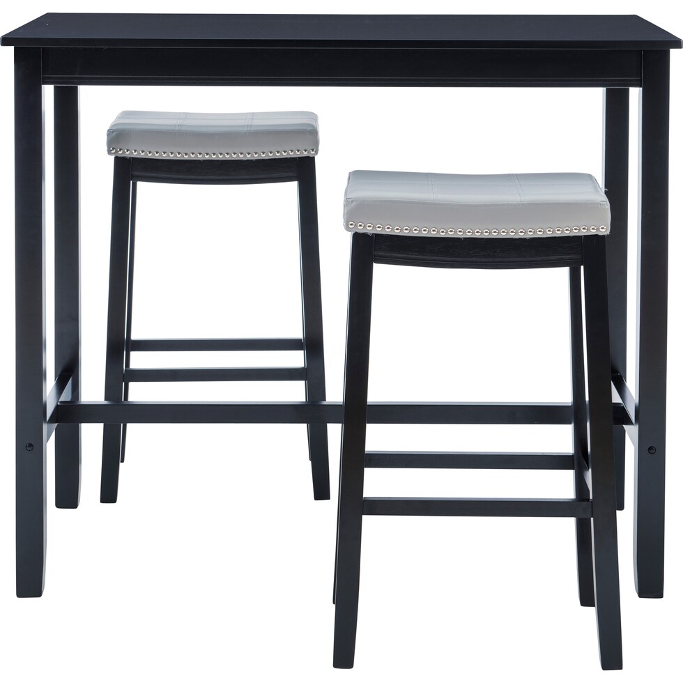wilcox black  pc bar set   