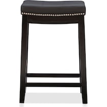 wilcox black counter height stool   