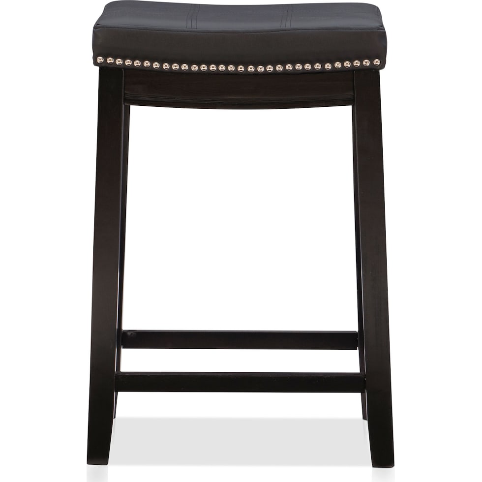 wilcox black counter height stool   