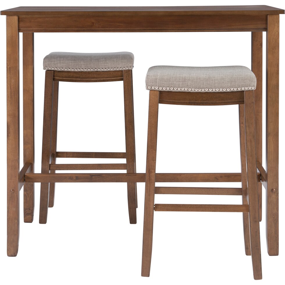 wilcox dark brown  pc bar set   