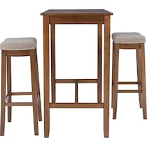 wilcox dark brown  pc bar set   