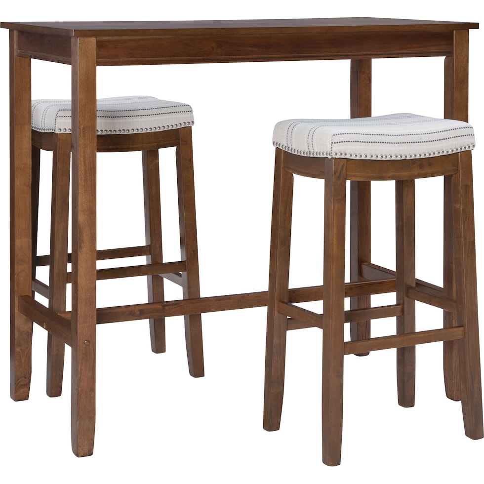 wilcox dark brown  pc bar set   