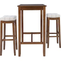 wilcox dark brown  pc bar set   
