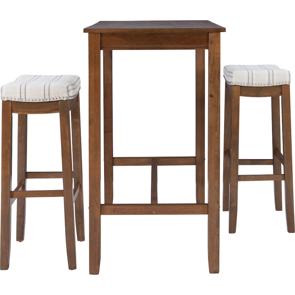 wilcox dark brown  pc bar set   