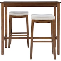 wilcox dark brown  pc bar set   