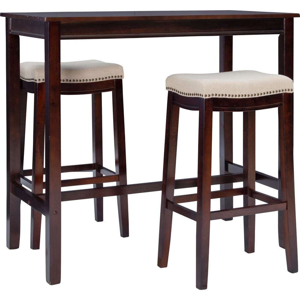wilcox dark brown  pc bar set   