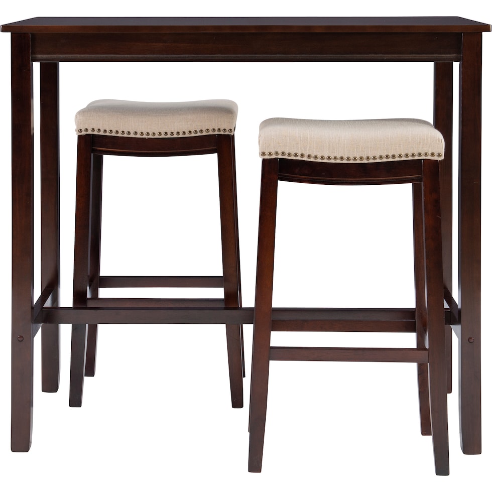 wilcox dark brown  pc bar set   