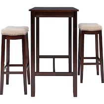 wilcox dark brown  pc bar set   