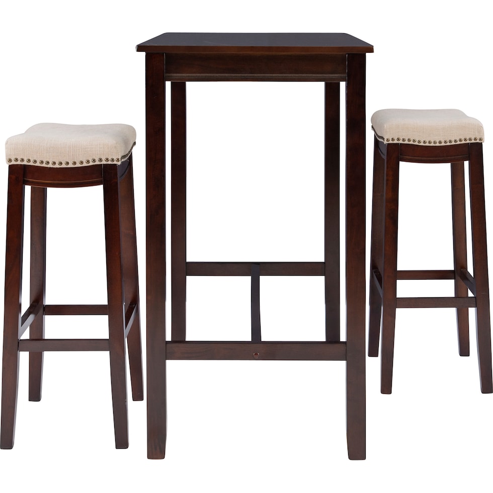 wilcox dark brown  pc bar set   