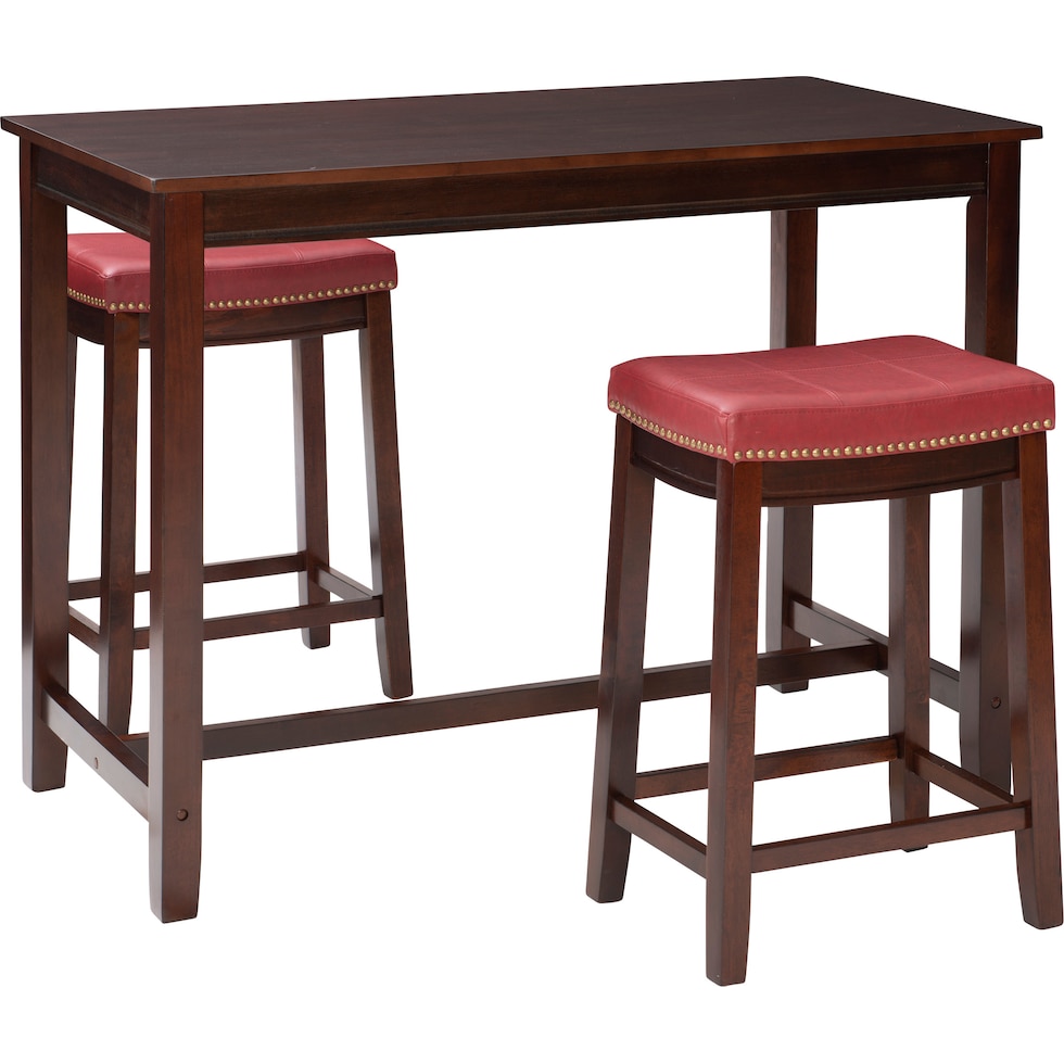 wilcox dark brown  pc counter height dining room   