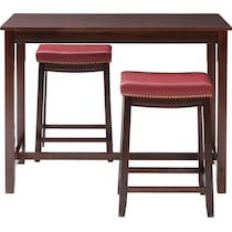 wilcox dark brown  pc counter height dining room   