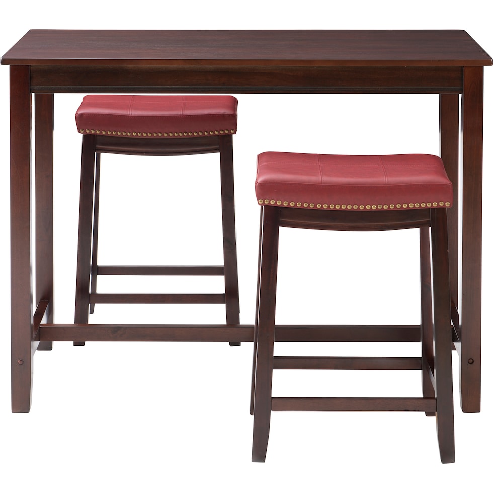 wilcox dark brown  pc counter height dining room   
