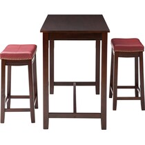 wilcox dark brown  pc counter height dining room   