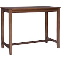 wilcox dark brown counter height dining table   